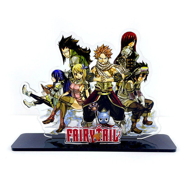 Fairy tail union-bonecos porta-personagens., bonecos em acrílico  pontilháveis para a parte de cima do anime. - AliExpress